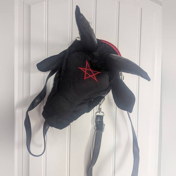 Kreepsville 666 Handbags - Kreepsville Demon Goat Head Backpack